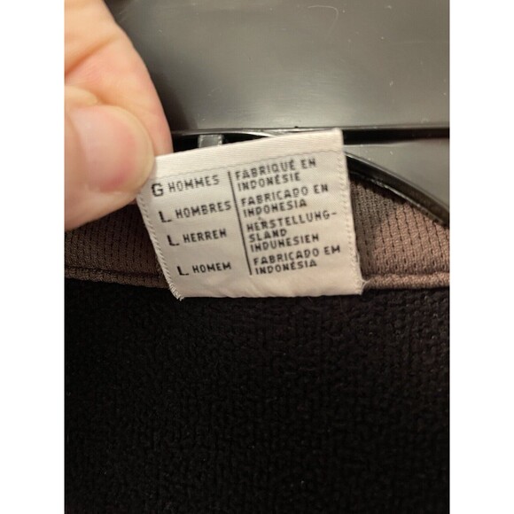 Columbia Pullover Men’s Size L Black 1/4 Zip Long Sleeve Fleece - Picture 6 of 9